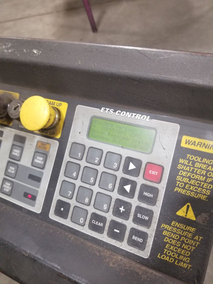 2001 Accurpress 7608 Hydraulic Press Brake (#3894)
